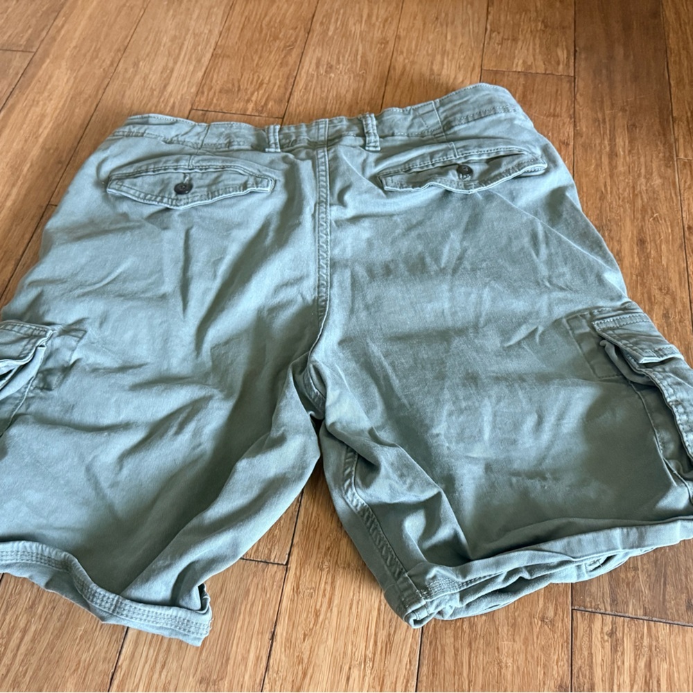 GAP Olive Green Cargo Shorts - Picture 2 of 5